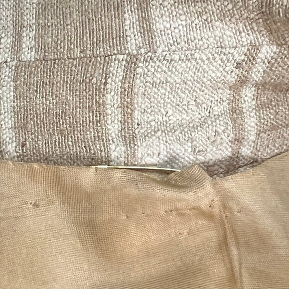 Vintage French Silk Striped Coastal Preppy Euro Girl Old Money Quiet Luxury 70s - Picture 10 of 11